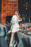 Try At Home - Mini Puff Sleeve Dress