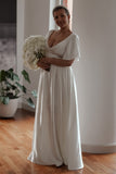 Daphne Satin Wedding Dress - Velo Bianco