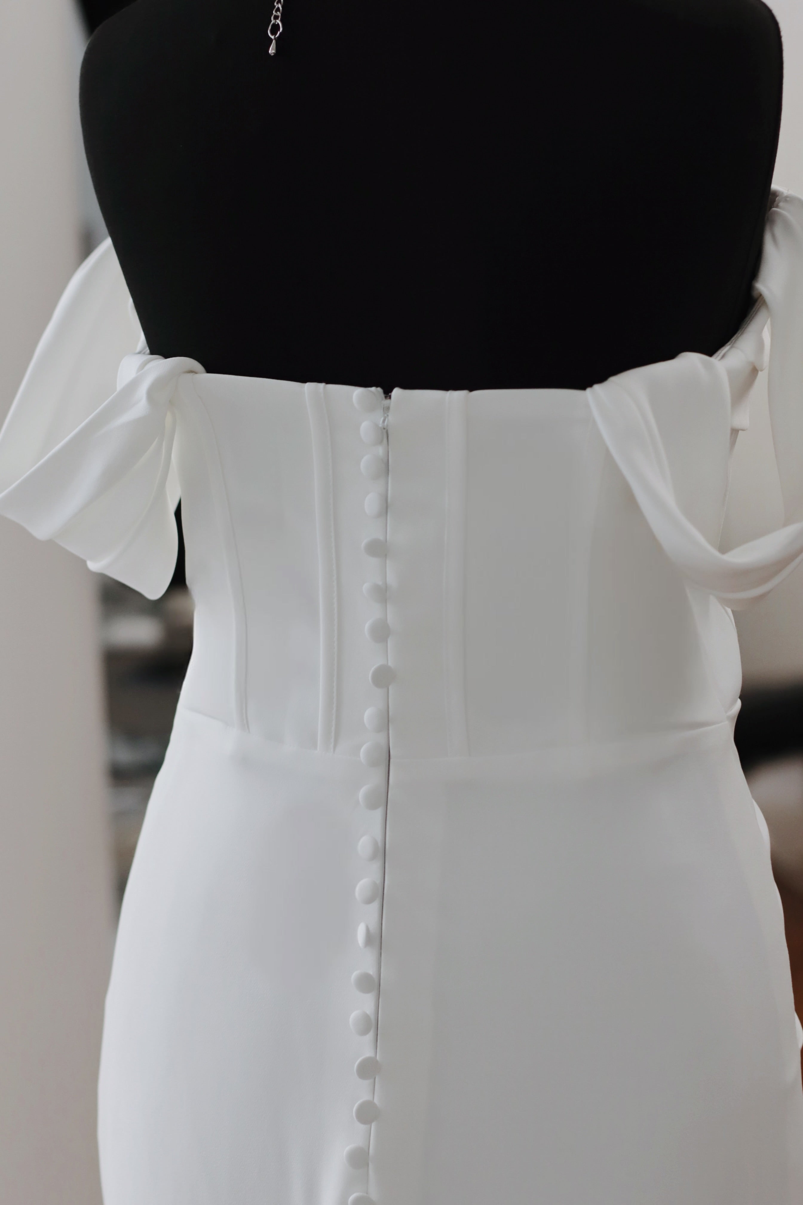 Orla ~ Luxury Crepe Wedding Dress