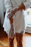 French Short Lace Gloves