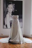 Rose Square Neckline Bridal Dress