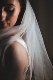 Sparkly Short Wedding Veil