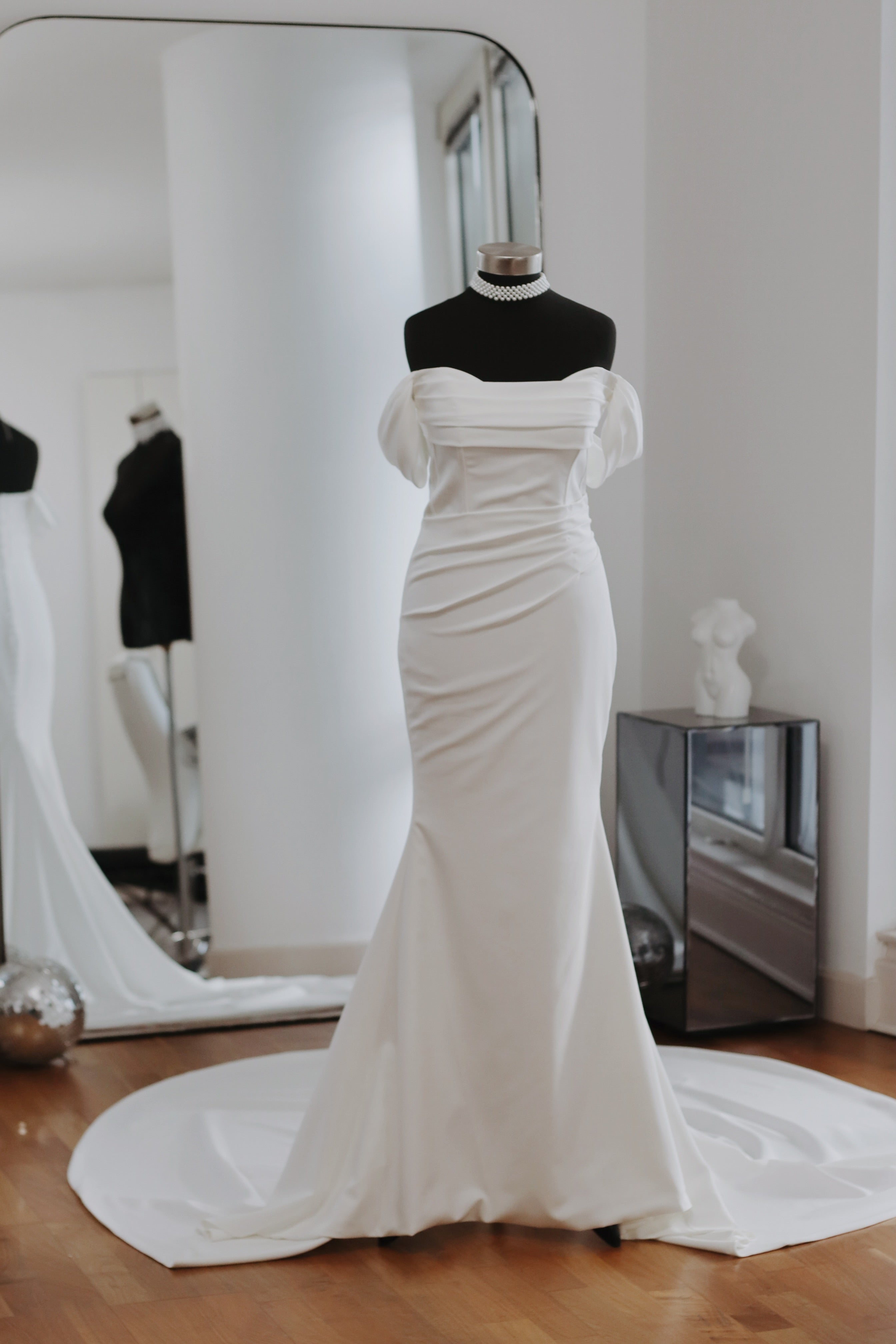 Orla ~ Luxury Crepe Wedding Dress