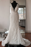 Sample - Klara Fit & Flare Bridal Gown in Cream - Velo Bianco