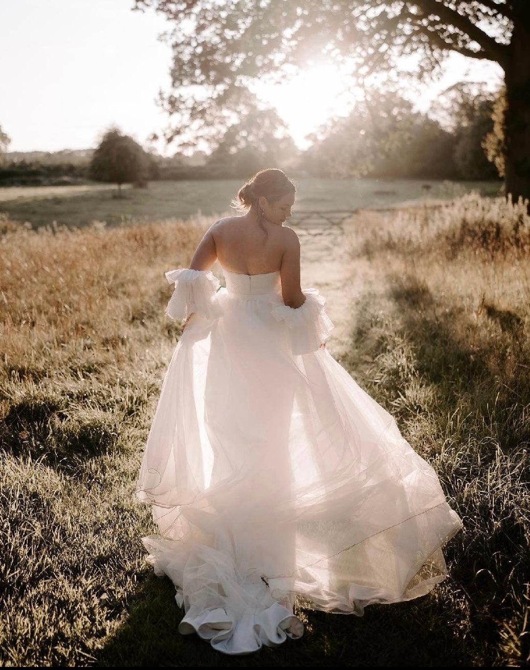 Bridal Tulle Overskirt - Velo Bianco