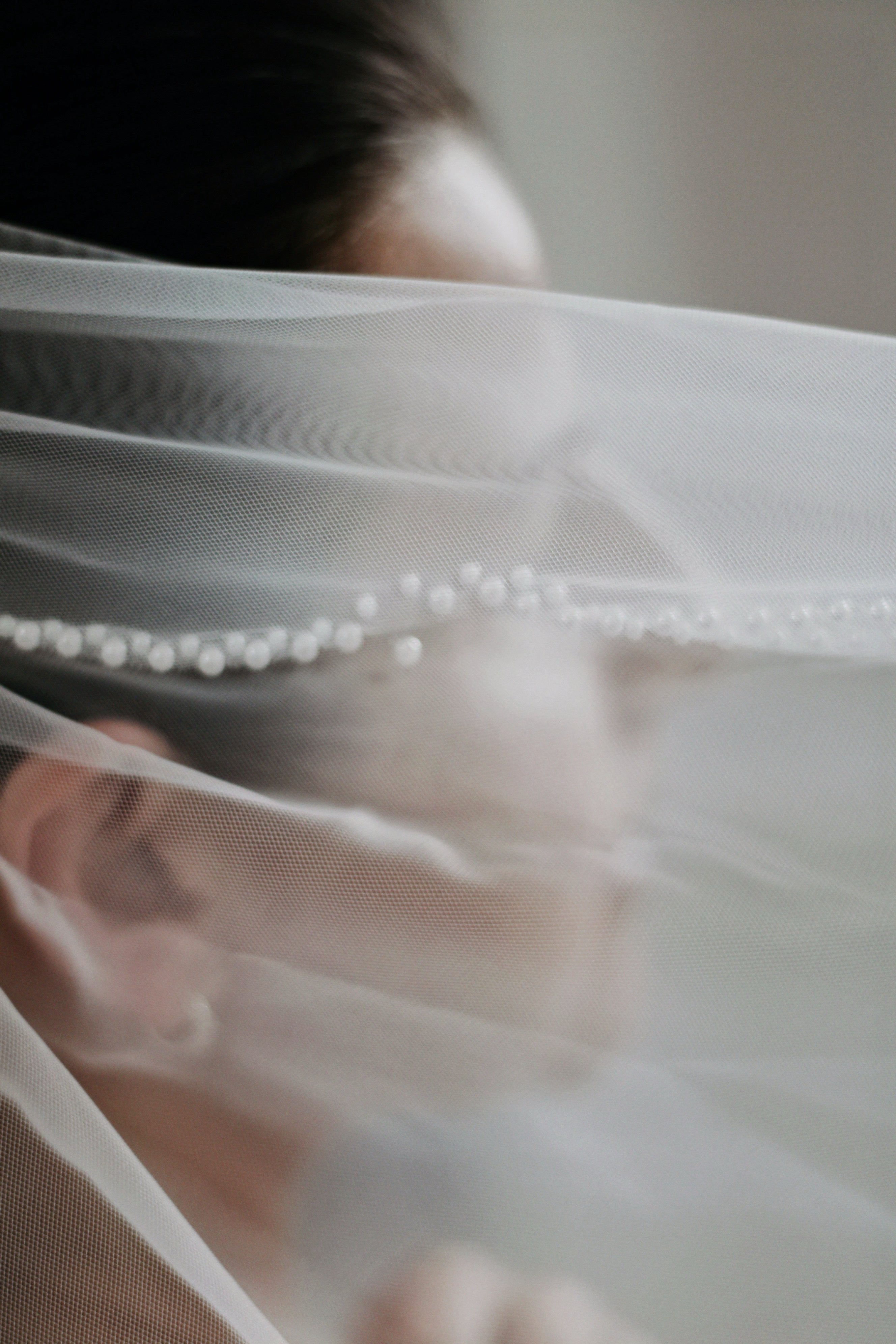 Pearl Edge Wedding Veil