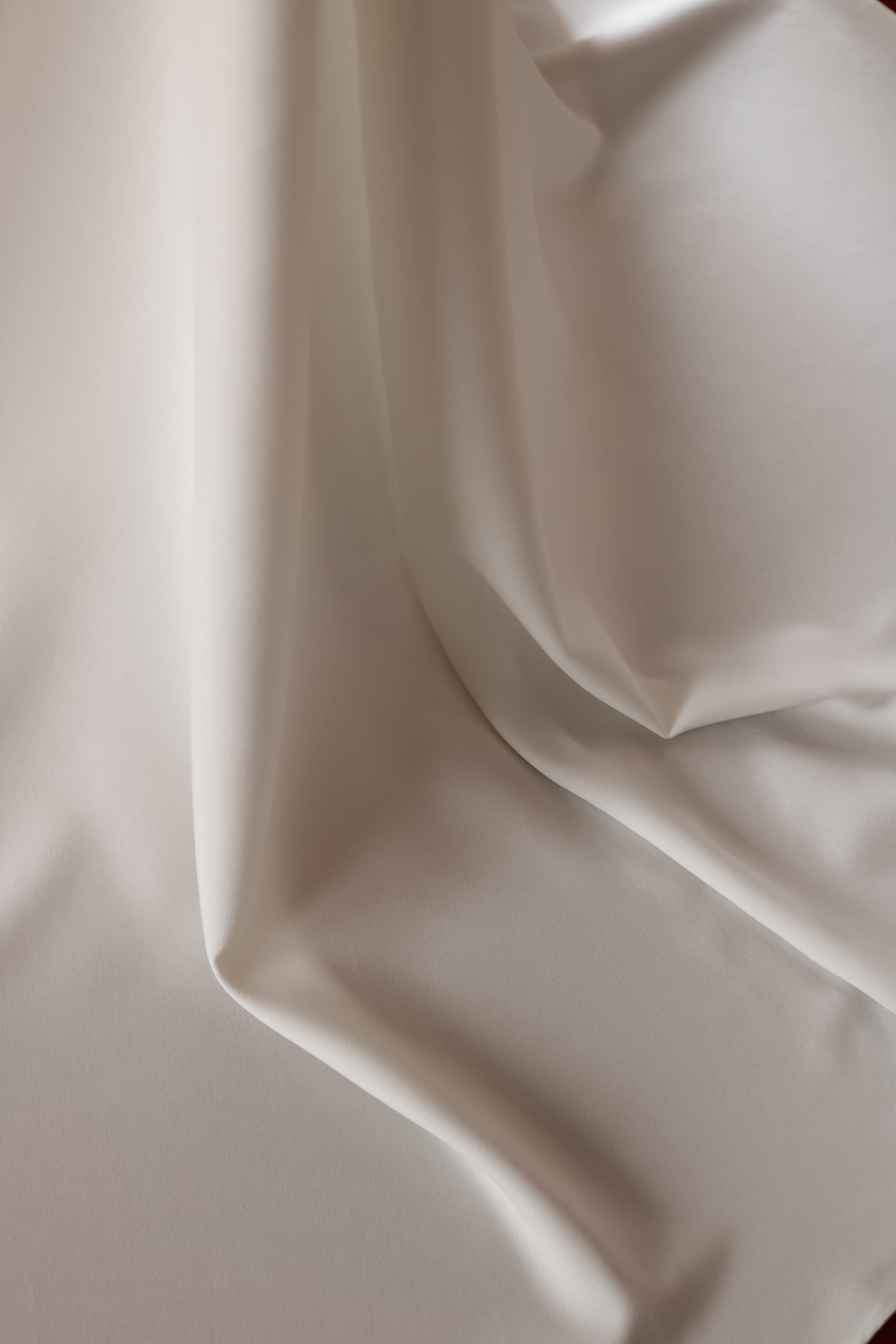 Detachable Crepe Bridal Overskirt - Velo Bianco