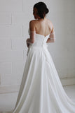 Rose Crepe Bridal Gown