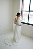 Perla Crepe Bridal Gown - Velo Bianco