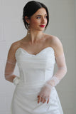 Rose Crepe Bridal Gown - Velo Bianco