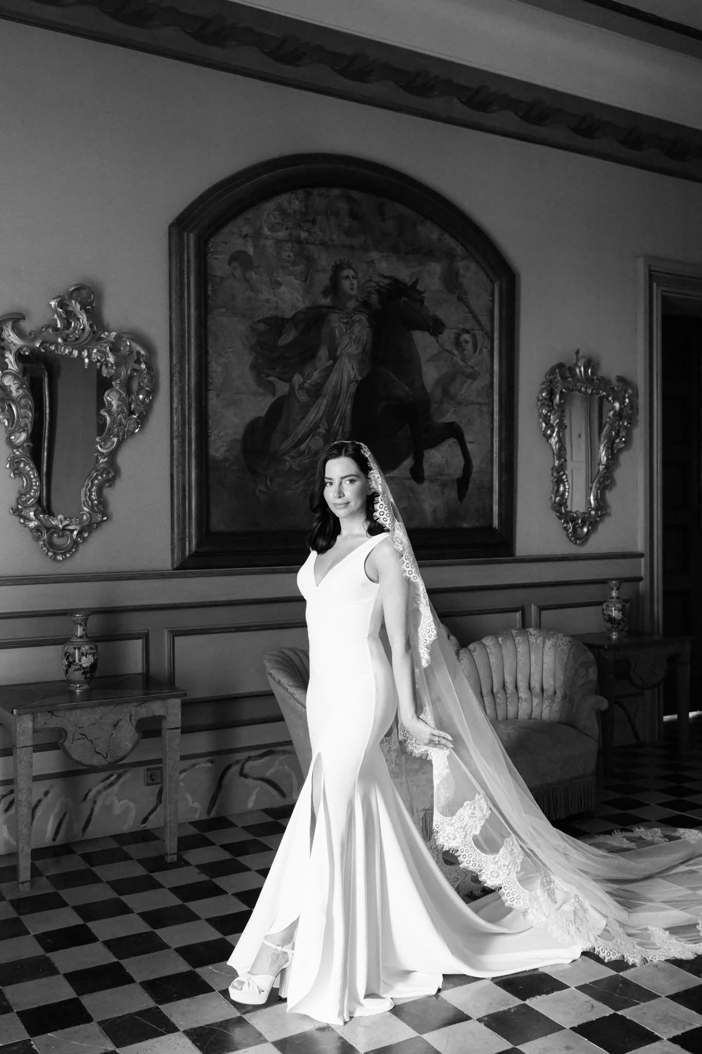 Mantilla Lace Wedding Veil – Velo Bianco