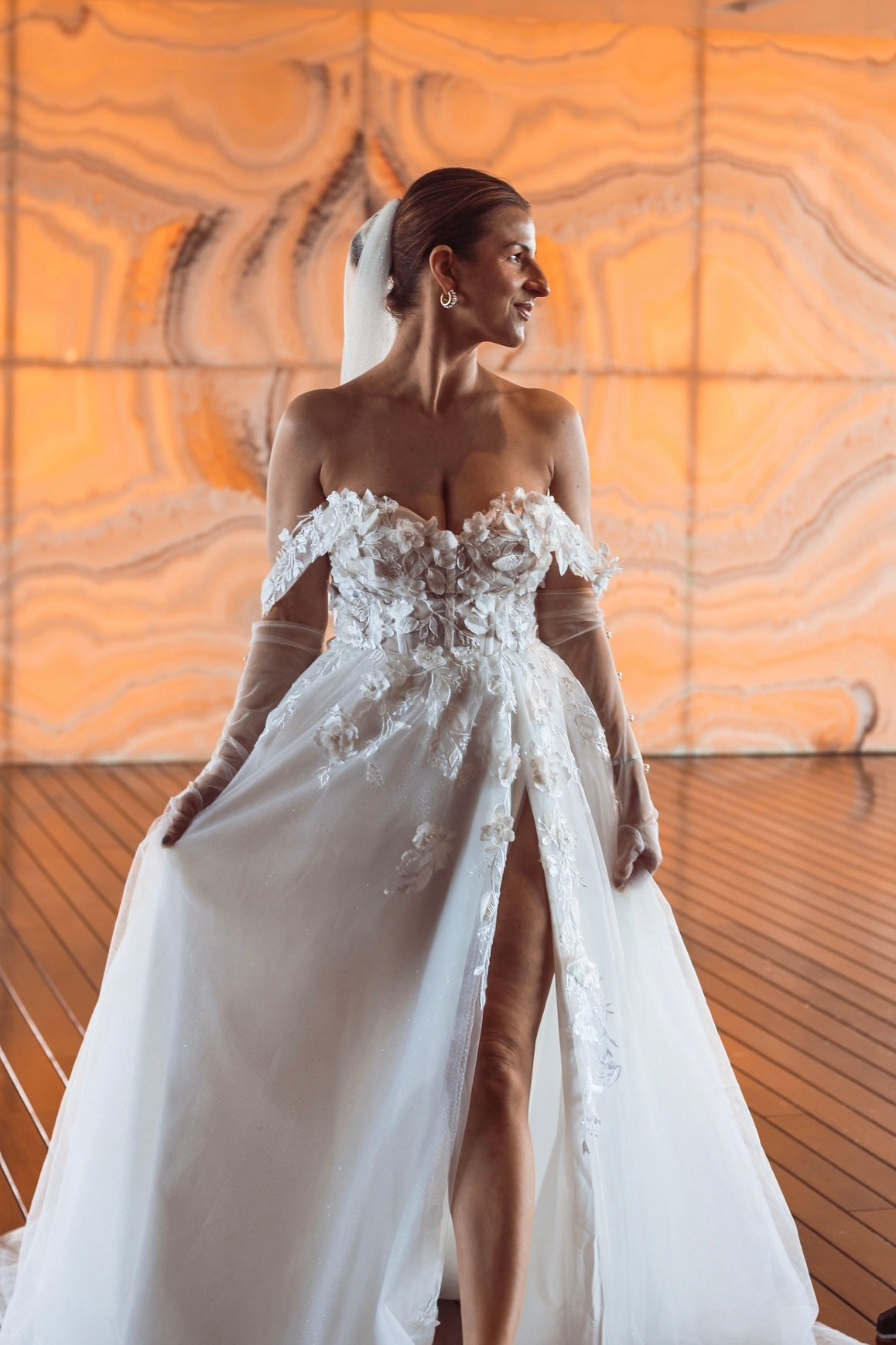 Sofia - Luxury Boho Bridal Gown - Velo Bianco