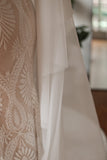 English Tulle Drop Wedding Veil - Velo Bianco