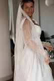 Luxury Chapel Wedding Veil - Velo Bianco