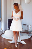 Bow Mini Wedding Dress - Velo Bianco