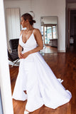 Luxury Bridal Satin Overskirt - Velo Bianco
