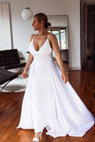 Luxury Bridal Satin Overskirt - Velo Bianco