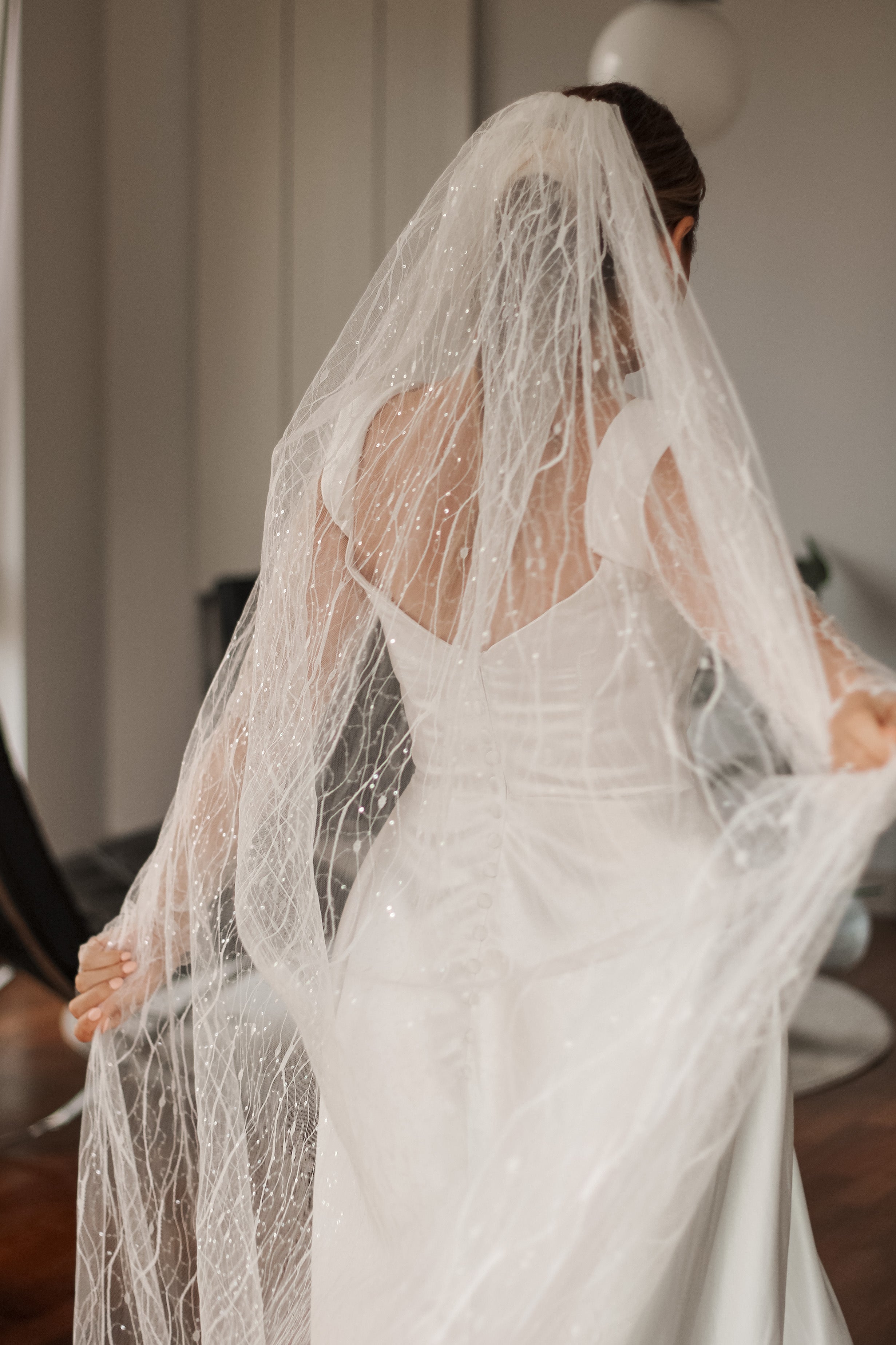 Luxury Chapel Wedding Veil - Velo Bianco