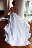 Luxury Bridal Satin Overskirt - Velo Bianco