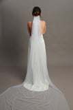 Luxury Pearl Cathedral Wedding Veil - Velo Bianco