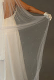 Luxury Pearl Cathedral Wedding Veil - Velo Bianco