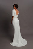 Elle Crepe Wedding Dress - Velo Bianco