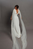 Elle Crepe Wedding Dress - Velo Bianco