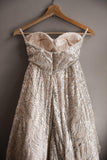 Midi Sequin Evening Wedding Dress - Velo Bianco