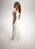 Try At Home - Alexandra One Shoulder Bridal Gown with Bow detail