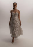 Mini Sequin Reception Dress - Velo Bianco