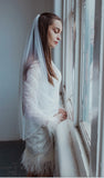 Luxury Fingertips Wedding Veil - Velo Bianco