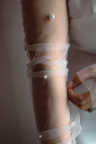 Fingerless Bridal Gloves - Velo Bianco