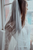 Luxury Fingertips Wedding Veil - Velo Bianco