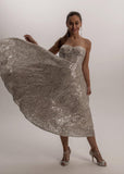 Mini Sequin Reception Dress - Velo Bianco