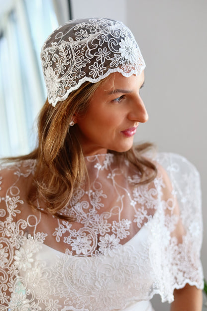 Juliette Bridal Cap