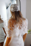 Wedding cape with Juliette cap