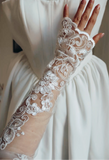 Luxury Lace Appliqué Wedding Sleeves