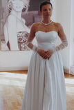 Caroline Minimalist Satin Wedding Dress