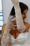 Long Lace Bridal Gloves