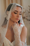 Chantilly Lace Chapel Wedding Veil