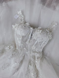 Gloria Floral Detail Bridal Gown - Velo Bianco