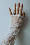 Chantilly Lace Floral Bridal Sleeves