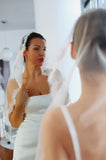 Lace Trim Mantila Short Wedding Veil