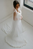 Luxury Handmade Rose Wedding Veil