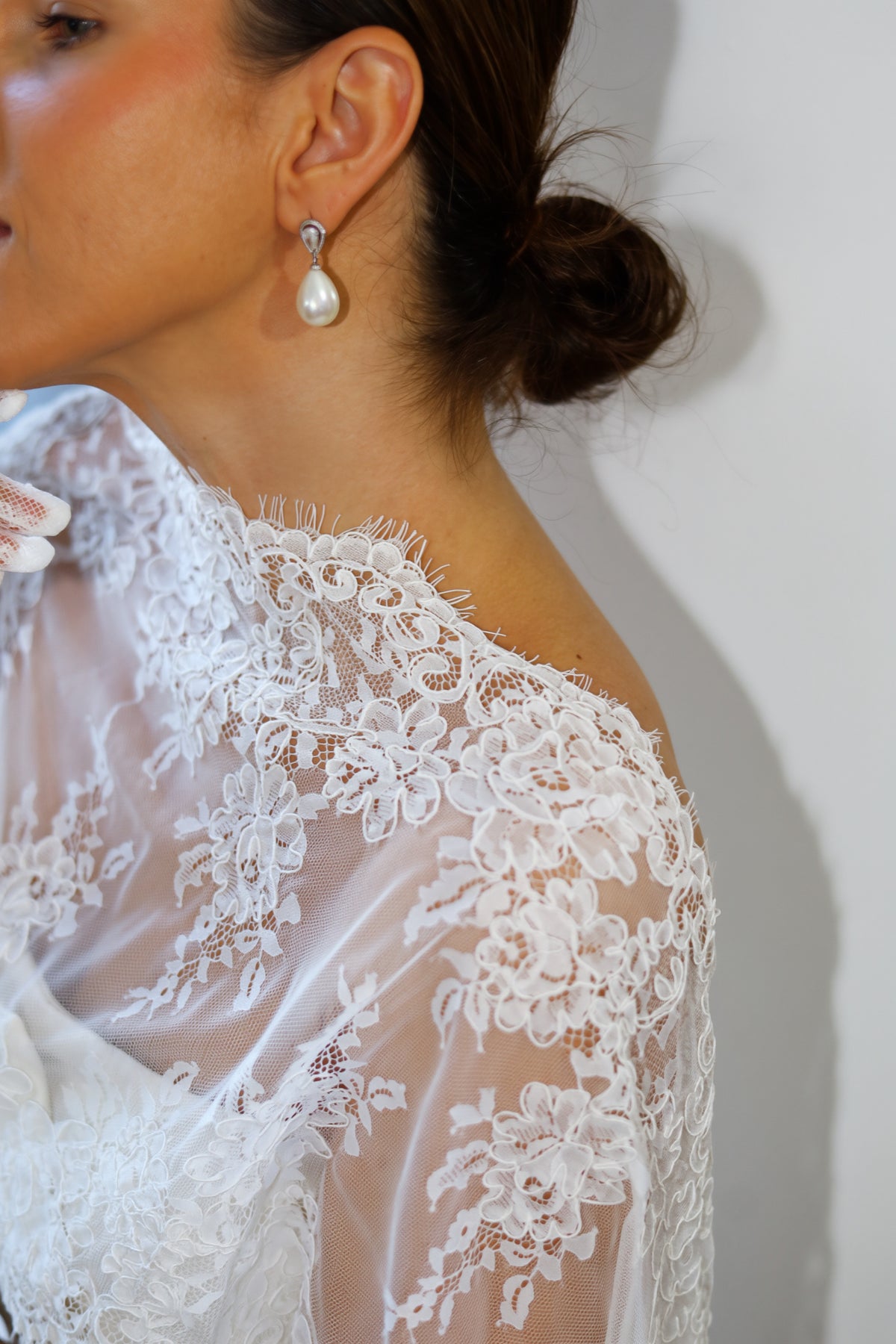 Chantilly Lace Bridal Cape