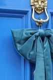 Decorative Hanging Handmade Green Velvet Door Bow