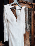 Sample - Boho Long Sleeve Bridal Gown