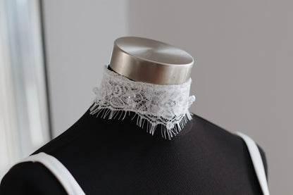 Lace Sparkly Bridal Choker