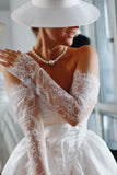 Detachable Eyelash Lace Wedding Sleeves