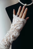 Short Lace Wedding Cuffs